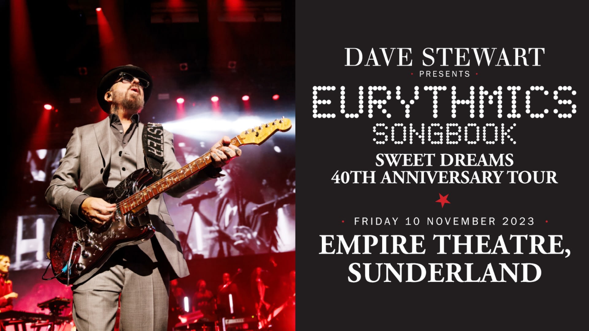Eurythmics Songbook Featuring Dave Stewart Tickets Sunderland Empire eurythmics-songbook-featuring-dave-stewart-tickets-sunderland-empire